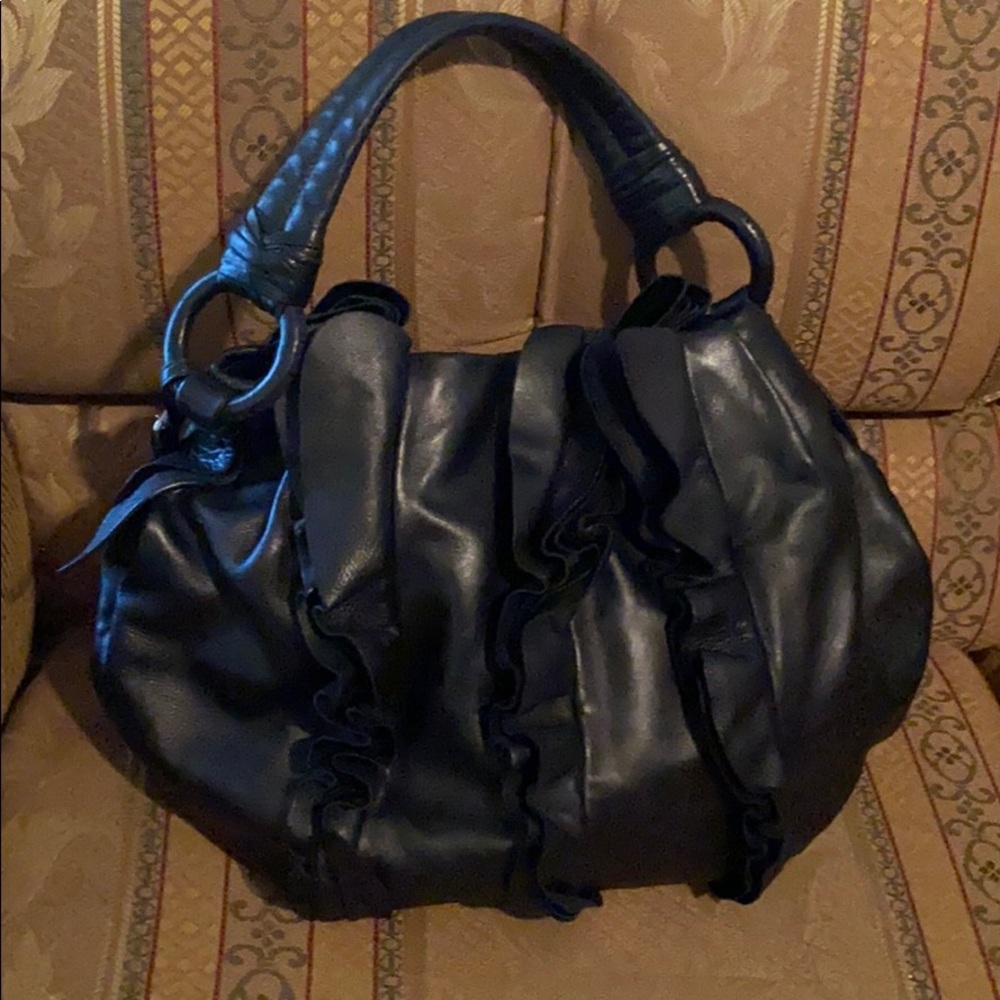 Prada Milano 1913 black leather